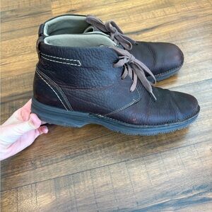 Men’s Clarks Senner Ave Hi 26066261 Chukka Boots 11.5 Brown Leather